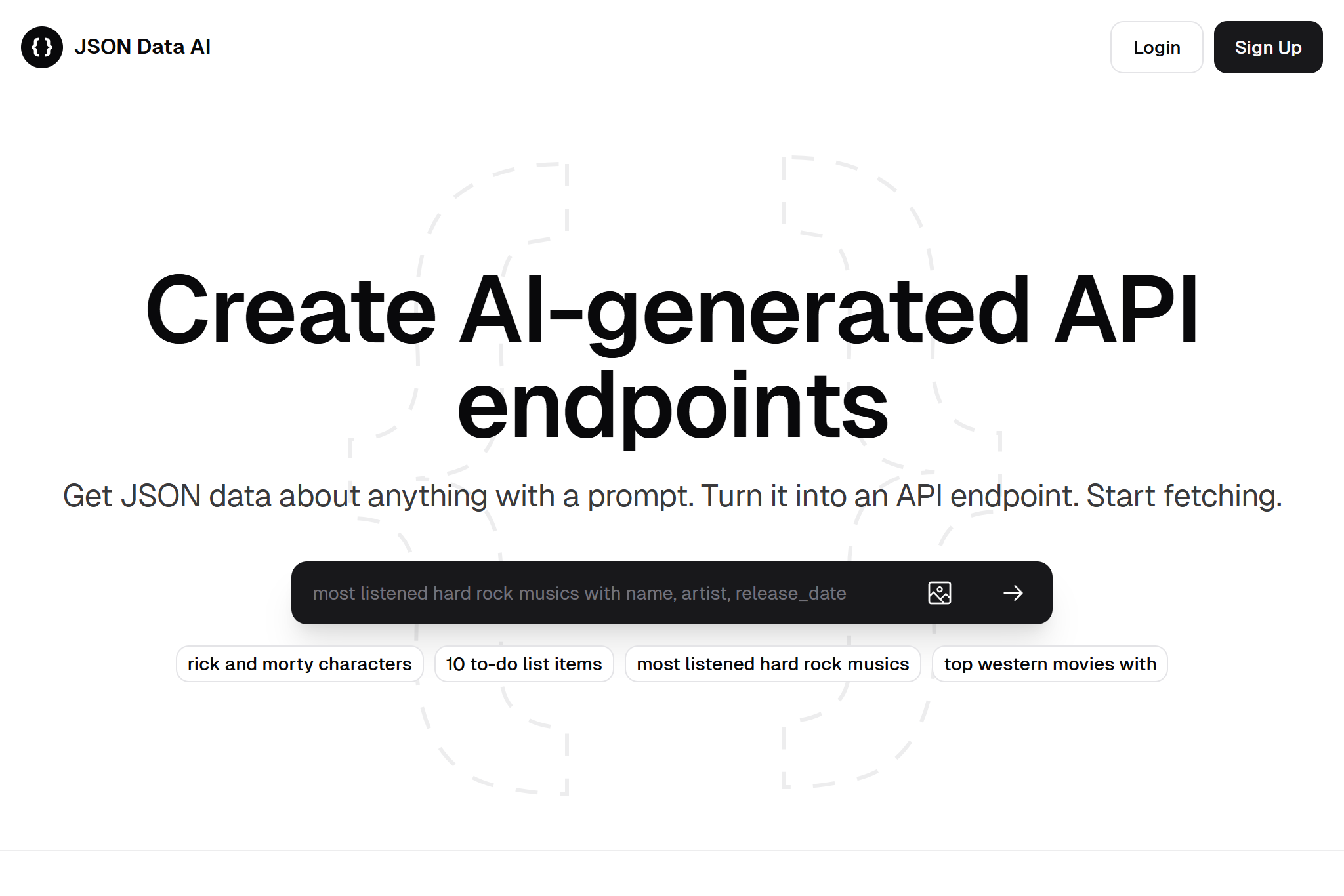 Preview of JSON Data AI
