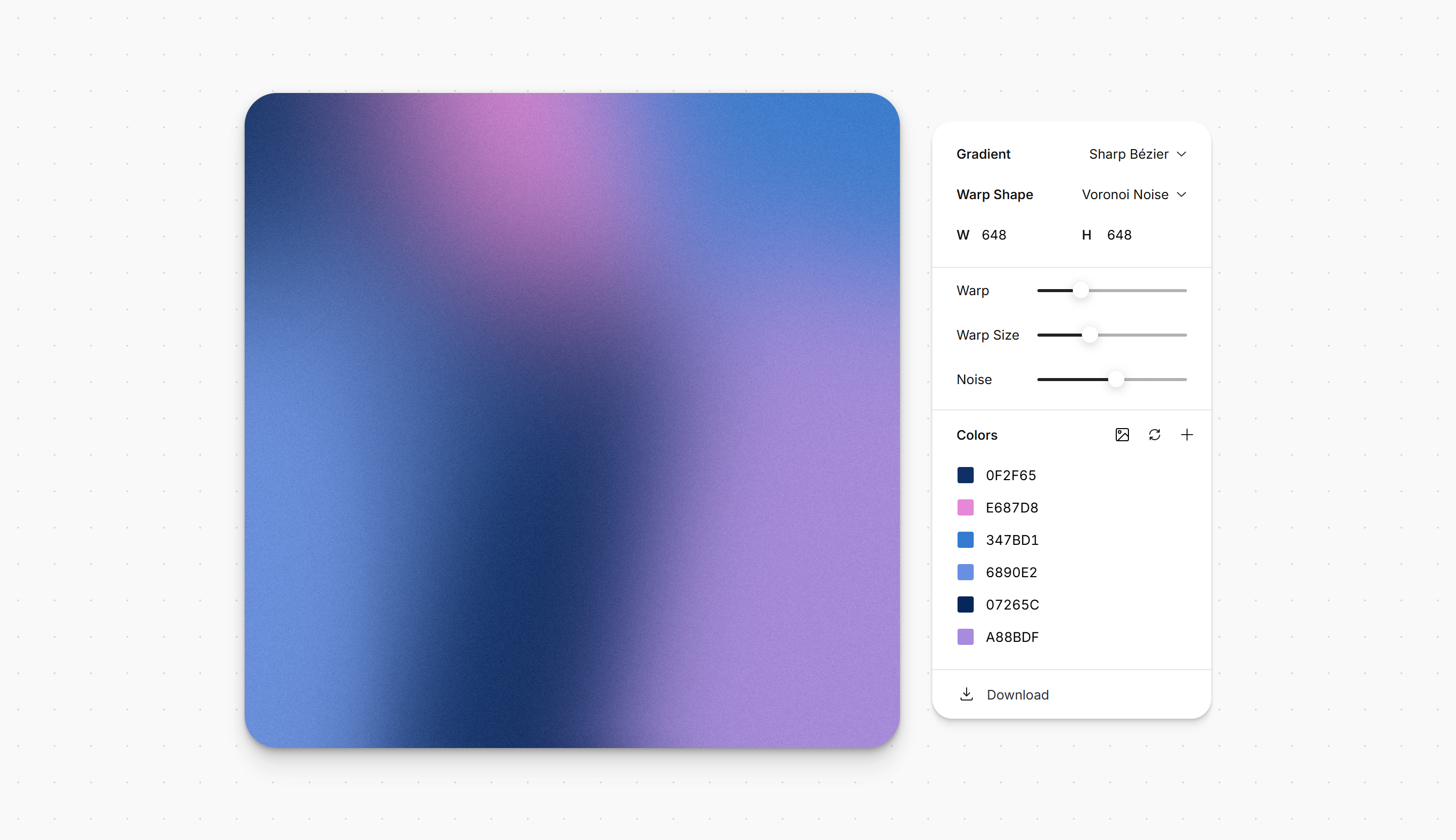 Preview of Image to Mesh Gradient
