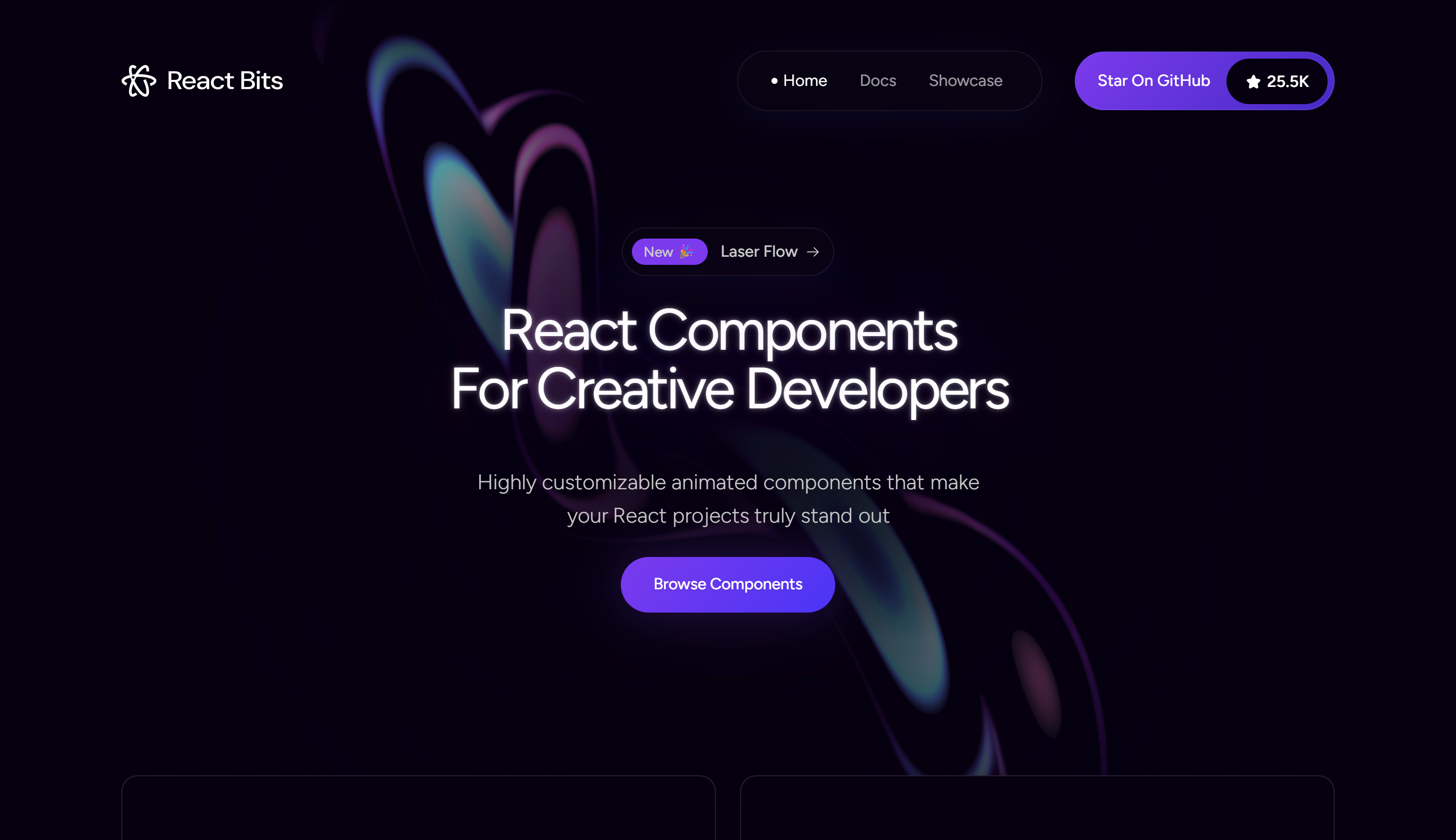 Preview of React Bits