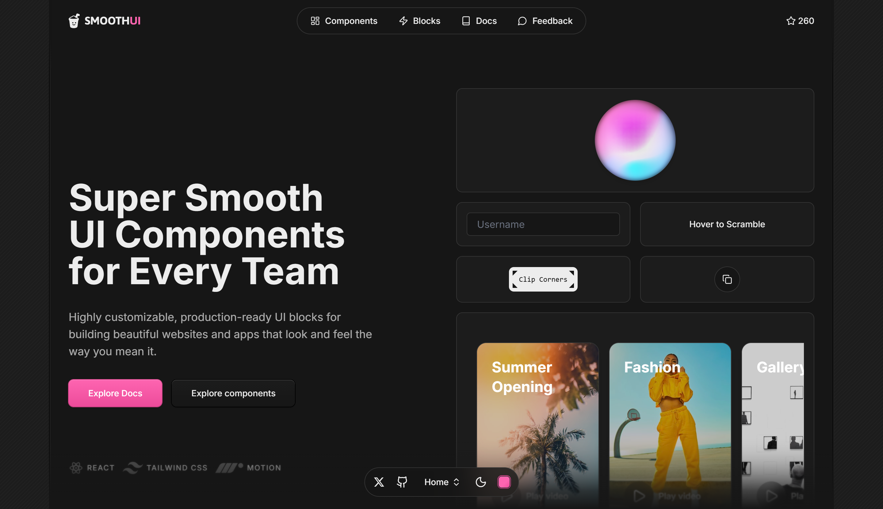 Preview of Smooth UI