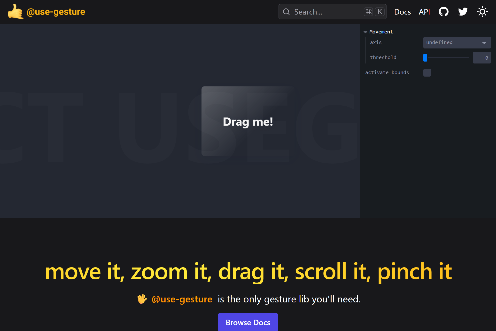 Preview of Use Gesture